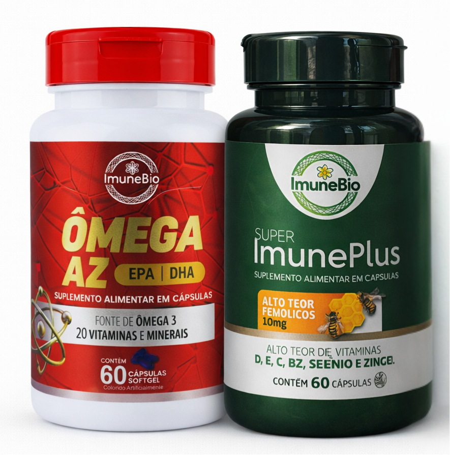 KIT 1 Super Imune Plus 490 mg - 10 mg Própolis + Vitaminas e Minerais Essenciais